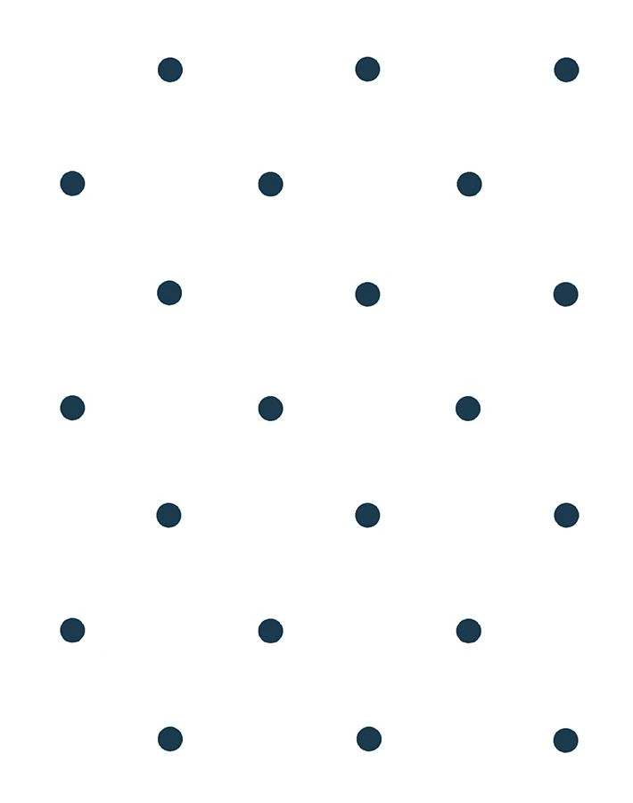 'Polka Dot' Wallpaper By Sugar Paper - Navy On White 5 'Polka Dot' Wallpaper By Sugar Paper - Navy On White - Image 3