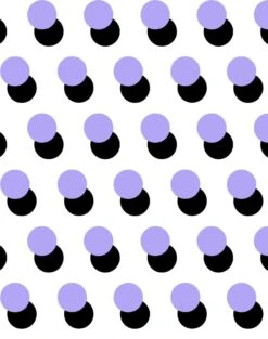 'Pop Dots' Wallpaper By Clare V. - Lavender