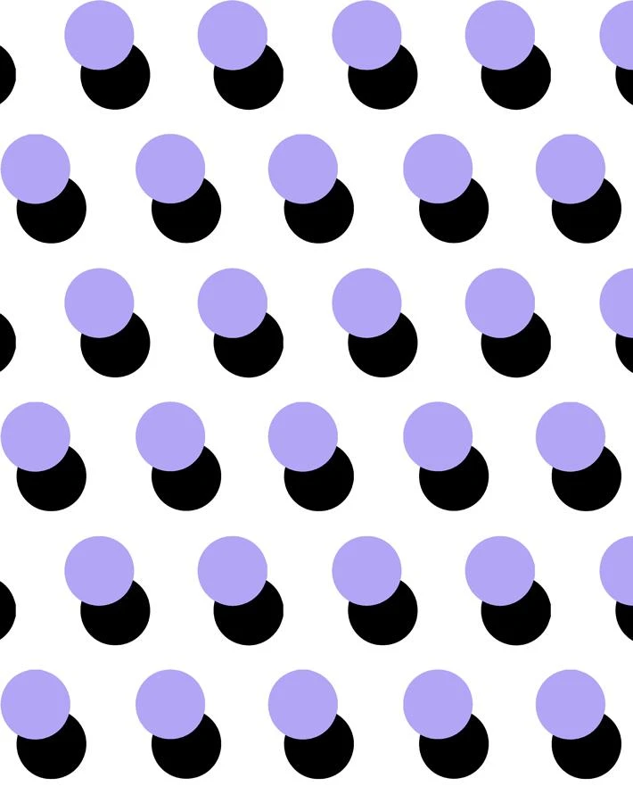 'Pop Dots' Wallpaper By Clare V. - Lavender 3 'Pop Dots' Wallpaper By Clare V. - Lavender