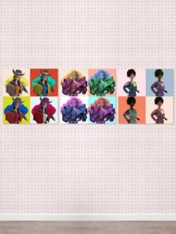 'Pop Print Western Barbie™ On Acrylic -Wallpaper Store Pop Print Western Barbie on Acrylic by artshoppe RS 2