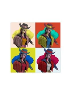 'Pop Print Western Barbie™ On Acrylic