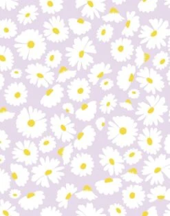 'Pop Daisy' Wallpaper By Wallshoppe - Lavender -Wallpaper Store PopDaisy Lavender design 52c89a92 e197 49e9 a739 c4276add3f9e