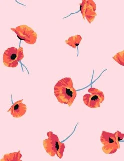 'Poppy' Wallpaper By Nathan Turner - Pink -Wallpaper Store Poppy Pink P DT 42510131 8511 4b7e 9158 f2498b587691
