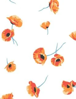 'Poppy' Wallpaper By Nathan Turner - White -Wallpaper Store Poppy White P 1 39406d43 fb10 46de b90c b9ab95afc2b1