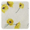 'Fabric By The Yard - Poppy - Yellow On Raw Canvas 1 'Fabric By The Yard - Poppy - Yellow On Raw Canvas -Wallpaper Store Poppy Yellow Raw Canvas Detail