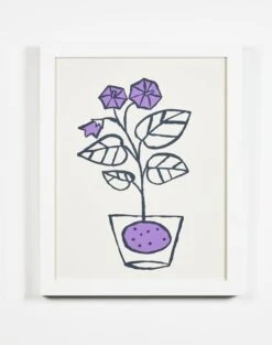 'Potted Plant' Framed Art By Tea Collection