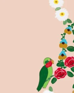 'Rainbow Garden Stripe' Wallpaper By Carly Beck - Blush -Wallpaper Store Rainbow Garden Stripe Blush detail 5d099379 fa74 40f2 9009 ebca7ae5c7b5