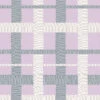 'Crosstown Plaid' Wallpaper By Sarah Jessica Parker - Pearl On Heliotrope -Wallpaper Store SJP Crosstown Plaid Pearl on Heliotrope Design