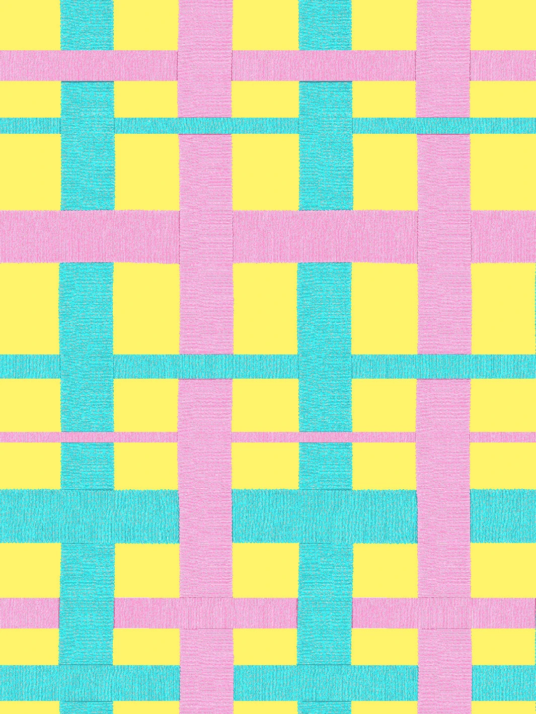 'Crosstown Plaid' Wallpaper By Sarah Jessica Parker - Rosé On Lemon Drop 3 'Crosstown Plaid' Wallpaper By Sarah Jessica Parker - Rosé On Lemon Drop