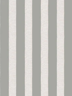 'Grosgrain Stripe' Wallpaper By Sarah Jessica Parker - Pepper Cream