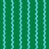 'Ric-Rac Stripe' Wallpaper By Sarah Jessica Parker - Emerald Capri Blue 1 'Ric-Rac Stripe' Wallpaper By Sarah Jessica Parker - Emerald Capri Blue -Wallpaper Store SJP Ric Rac Stripe Emerald Capri Blue Design