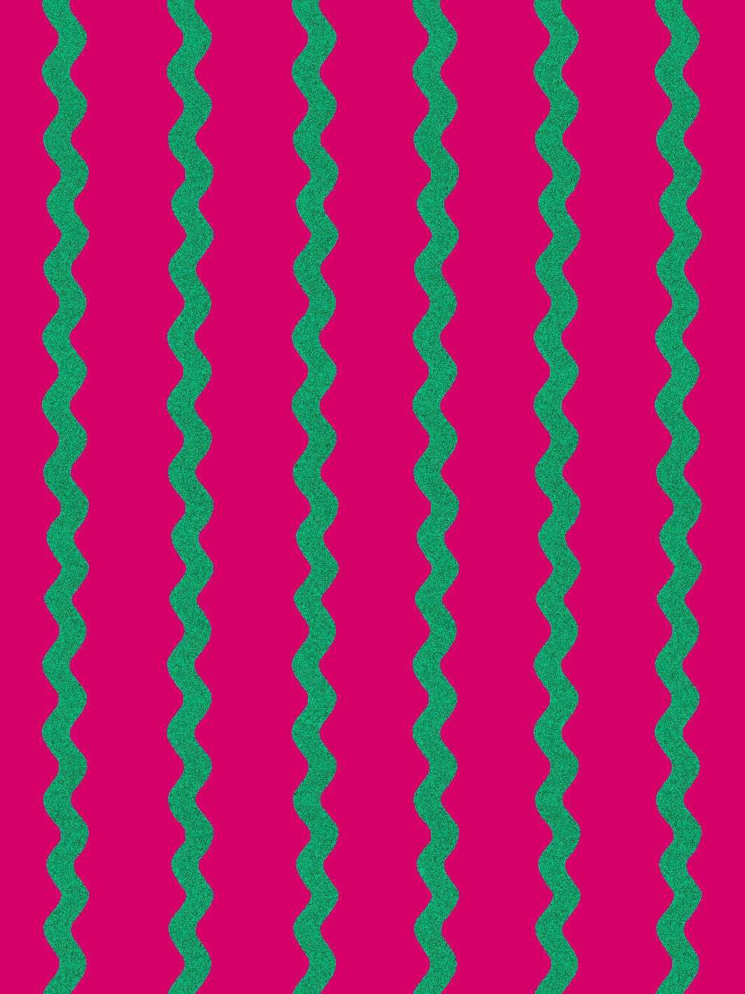 'Ric-Rac Stripe' Wallpaper By Sarah Jessica Parker - Raspberry Emerald 3 'Ric-Rac Stripe' Wallpaper By Sarah Jessica Parker - Raspberry Emerald