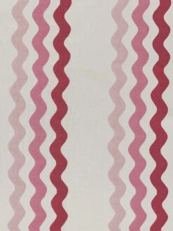 'Ric Rac Bands' Linen Fabric By Sarah Jessica Parker - Pink Slipper -Wallpaper Store SJP RicRacBands Pink Slipper Linen c40c8f66 2b57 4875 acf3 db71254c1fa8
