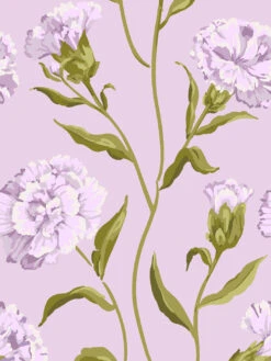 'Townhouse' Wallpaper By Sarah Jessica Parker - Heliotrope On Lavender -Wallpaper Store SJP Townhouse Heliotrope on Lavender Detail