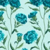 'Townhouse' Wallpaper By Sarah Jessica Parker - Peacock On Sky -Wallpaper Store SJP Townhouse Peacock on Sky Design