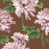 'Mums For Marion' Wallpaper By Sarah Jessica Parker - Writing Desk Brown -Wallpaper Store SJPxWS Mums for Marion Writing Desk Brown Design