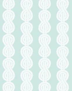 'Sailor Knot' Wallpaper By Wallshoppe - Seafoam -Wallpaper Store SailorKnot forweb seafoam af008709 9717 4b6e 9de4 76fa870ced8c