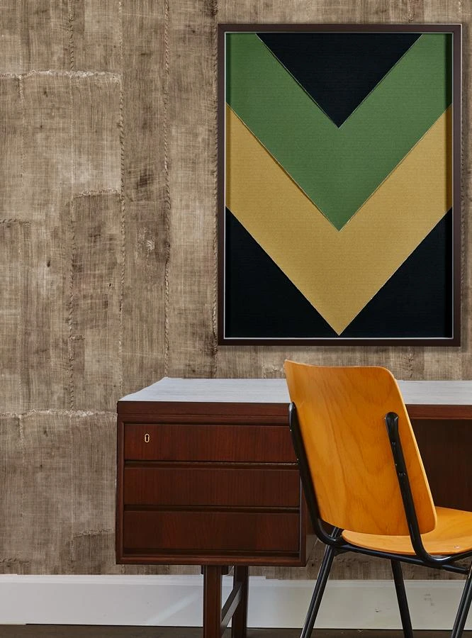 'Sand Chevron' Framed Art By Artshoppe 5 'Sand Chevron' Framed Art By Artshoppe - Image 3