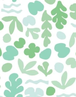 'Small Sea Garden' Wallpaper By Tea Collection - Seafoam -Wallpaper Store SeaGarden Small Seafoam detail