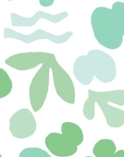 'Sea Garden' Wallpaper By Tea Collection - Seafoam -Wallpaper Store SeaGarden large scale Seafoam detail