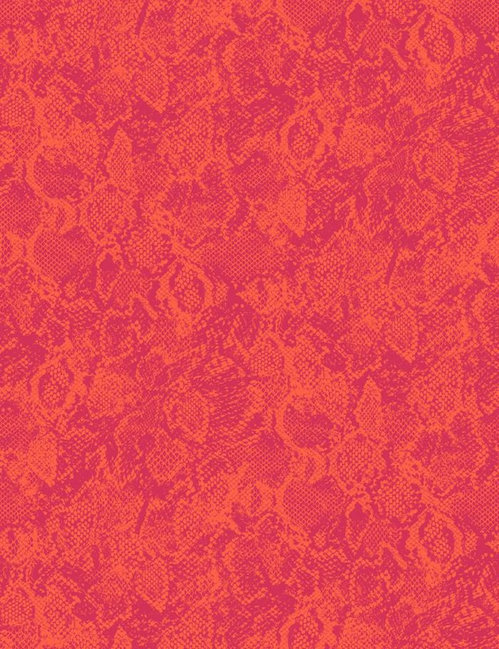 'Serpentine' Wallpaper By Wallshoppe - Persimmon 3 'Serpentine' Wallpaper By Wallshoppe - Persimmon