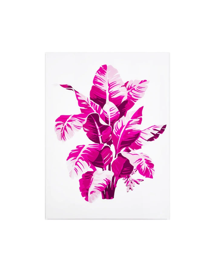 'Shades Of Pink Palm Small' Acrylic Art By Artshoppe 3 'Shades Of Pink Palm Small' Acrylic Art By Artshoppe