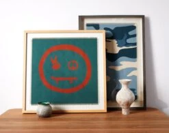 'Peace Skate Face' Framed Art By Tea Collection -Wallpaper Store Skate Face by Tea Collection RS