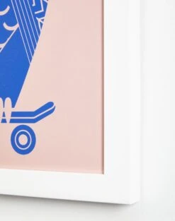 'Skate Owl' Framed Art By Tea Collection -Wallpaper Store Skate Owl by Tea Collection Detail