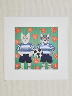 'Smells Like Team Spirit' By Carly Beck Art Print 7 'Smells Like Team Spirit' By Carly Beck Art Print -Wallpaper Store Smells Like Team Spirit by CAB Grasscloth Portrait Design