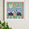 'Smells Like Team Spirit' By Carly Beck Art Print -Wallpaper Store Smells Like Team Spirit by CAB Grasscloth Portrait RS