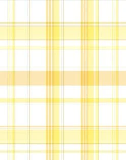 'Sofia Plaid' Wallpaper By Wallshoppe - Yellow