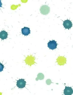 'Splattered' Wallpaper By Nathan Turner - Blue / Citrine -Wallpaper Store Splattered product BlueCitrine forWEB detail c3adee0c 9308 464e a53e 5808699d96c6