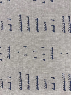 'Fabric By The Yard - Stitch - Navy On California Cotton -Wallpaper Store Stitch Navy Flax Linen Design f520d17a 1aa2 4218 9f3f d17ee47bd165
