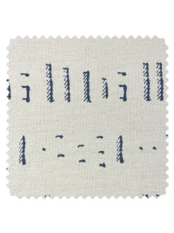 'Fabric By The Yard - Stitch - Navy On California Cotton
