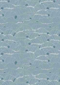 Wallpaper Store -Wallpaper Store Storm Waves Wallpaper Lingua Franca Seaglass Design