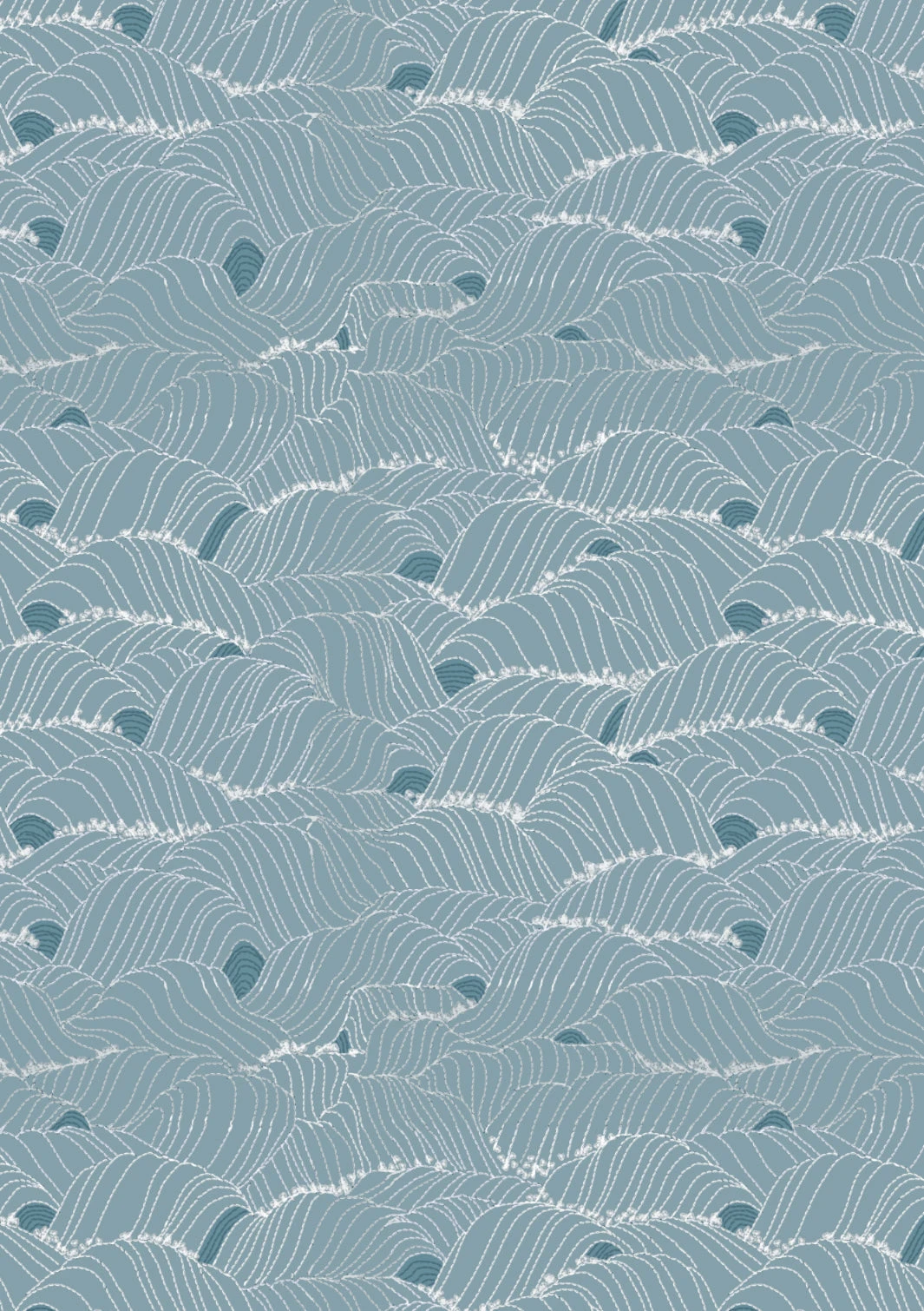 'Storm Waves' Wallpaper By Lingua Franca - Seaglass 4 'Storm Waves' Wallpaper By Lingua Franca - Seaglass - Image 2