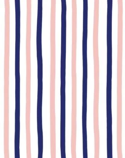 'Stripes' Wallpaper By Clare V. - Navy -Wallpaper Store Stripe pink blue Product 7ab5ec13 e73e 4dd4 9e41 bc3da56390a1