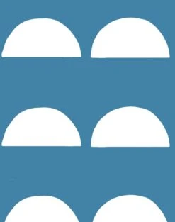 'Sun Tile' Wallpaper By Tea Collection - Lapis -Wallpaper Store Sun Tile Lapis detail