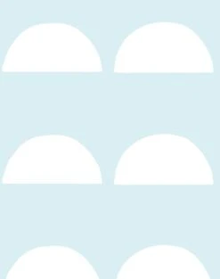'Sun Tile' Wallpaper By Tea Collection - Pale Blue -Wallpaper Store Sun Tile Pale Blue detail