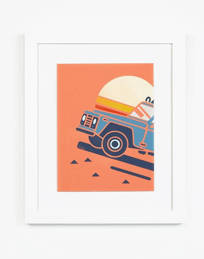 'Sunset Jeep' Framed Art By Tea Collection 3 'Sunset Jeep' Framed Art By Tea Collection