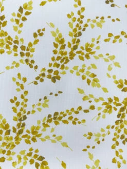 'Fabric By The Yard - Sweet Caroline - Yellow On Hopsack -Wallpaper Store Sweet Caroline Yellow Hopsack Design