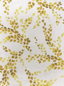 'Fabric By The Yard - Sweet Caroline - Yellow On Raw Canvas -Wallpaper Store Sweet Caroline Yellow Raw Canvas Design