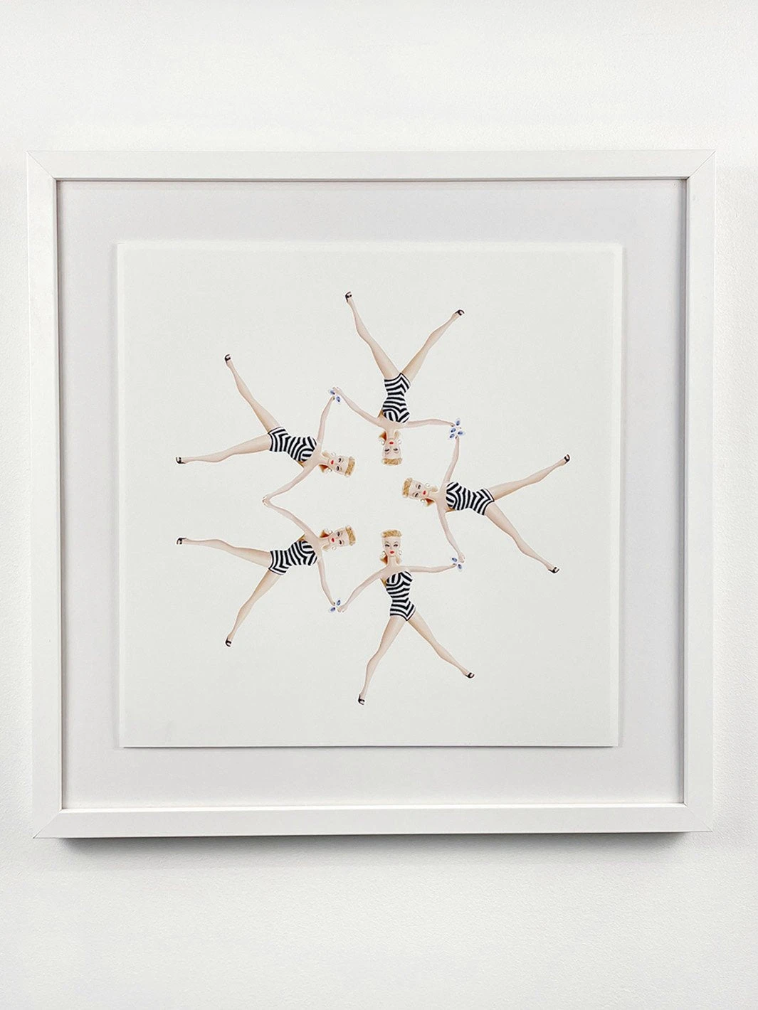 'Synchronized Vintage Barbie™ Framed Art 3 'Synchronized Vintage Barbie™ Framed Art