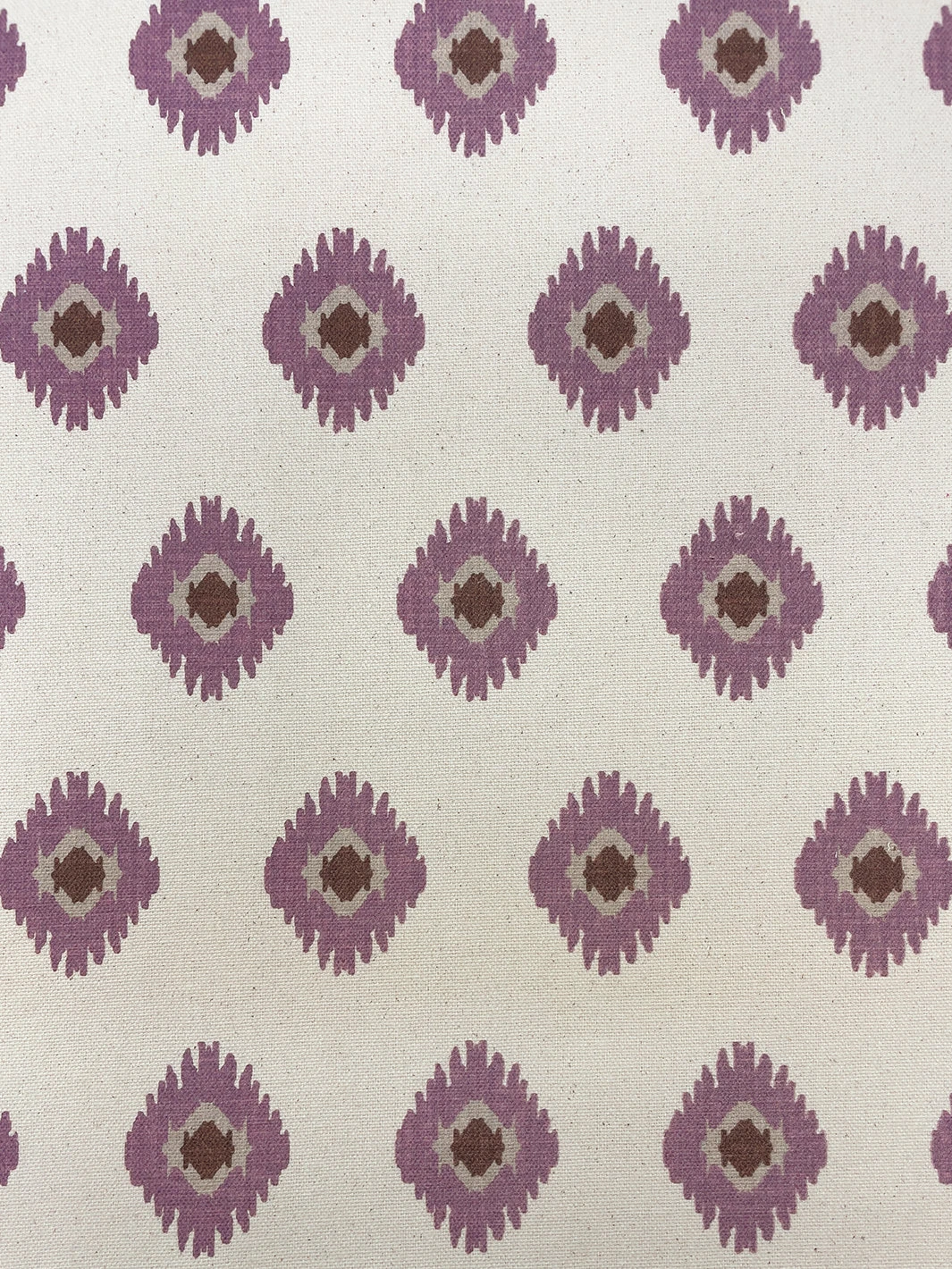 'Fabric By The Yard - Tangier Medallion - Plum On Raw Canvas 4 'Fabric By The Yard - Tangier Medallion - Plum On Raw Canvas - Image 2