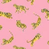 'Tigers' Wallpaper By Tea Collection - Bubblegum 2 'Tigers' Wallpaper By Tea Collection - Bubblegum -Wallpaper Store Tigers Bubblegum design