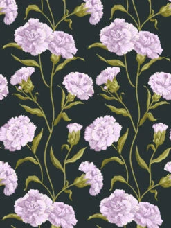 'Townhouse' Mural Wallpaper By Sarah Jessica Parker - Heliotrope On Charcoal