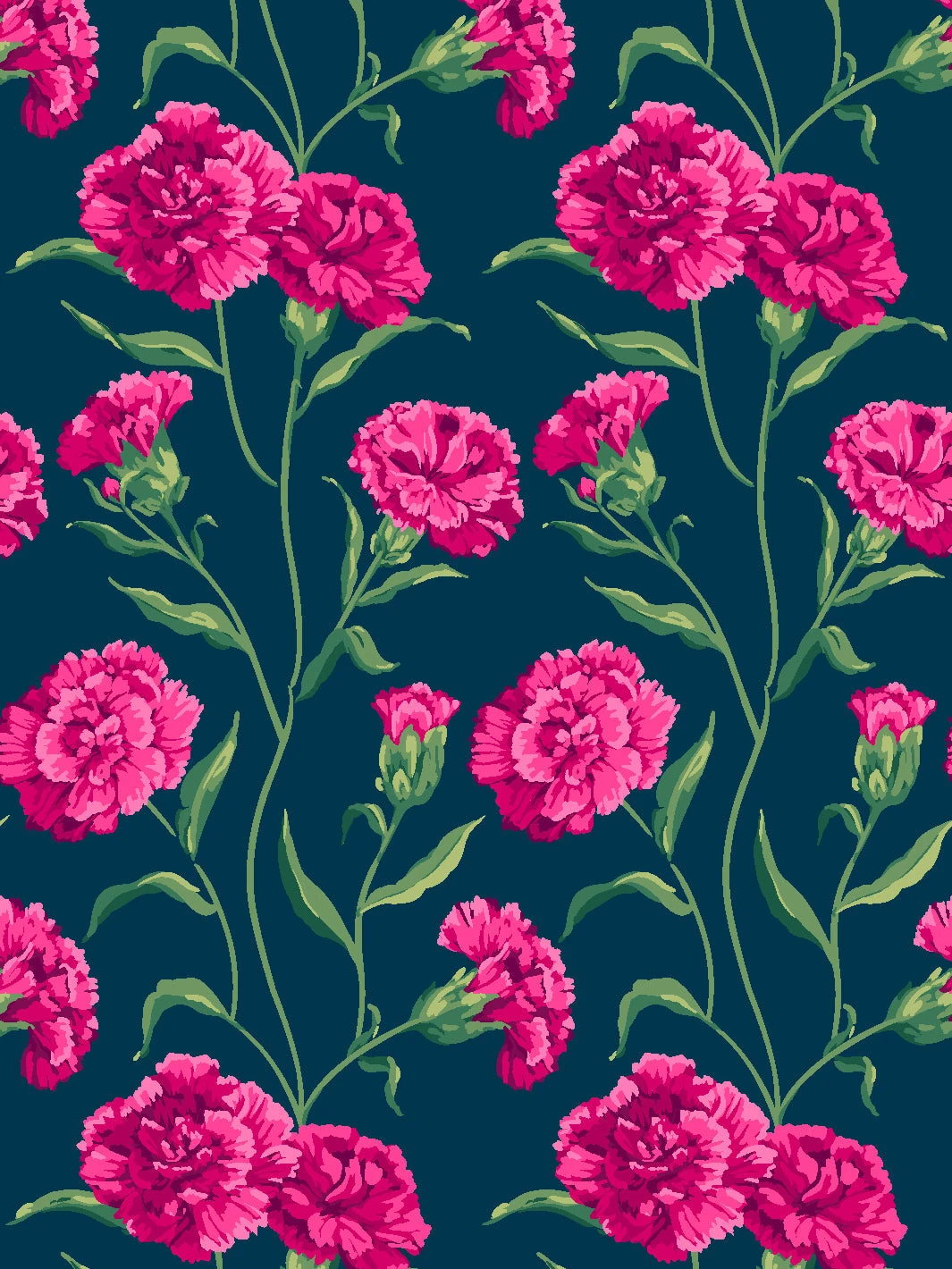 'Townhouse' Mural Wallpaper By Sarah Jessica Parker - Punch On Navy 3 'Townhouse' Mural Wallpaper By Sarah Jessica Parker - Punch On Navy