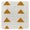 'Fabric By The Yard - Triangles - Terracotta On California Cotton -Wallpaper Store Triangles Terracota California Cotton Detail