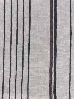 'Fabric By The Yard - Two Tone Stripe - Black & Burgundy On Flax Linen 8 'Fabric By The Yard - Two Tone Stripe - Black & Burgundy On Flax Linen -Wallpaper Store Two Tone Stripe Black Burgundy Flax Linen Design
