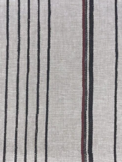'Fabric By The Yard - Two Tone Stripe - Black & Burgundy On Linen 9 'Fabric By The Yard - Two Tone Stripe - Black & Burgundy On Linen -Wallpaper Store Two Tone Stripe Black Burgundy Flax Linen Design 68b7eb60 d93c 4656 a416 5874f7e4e87f